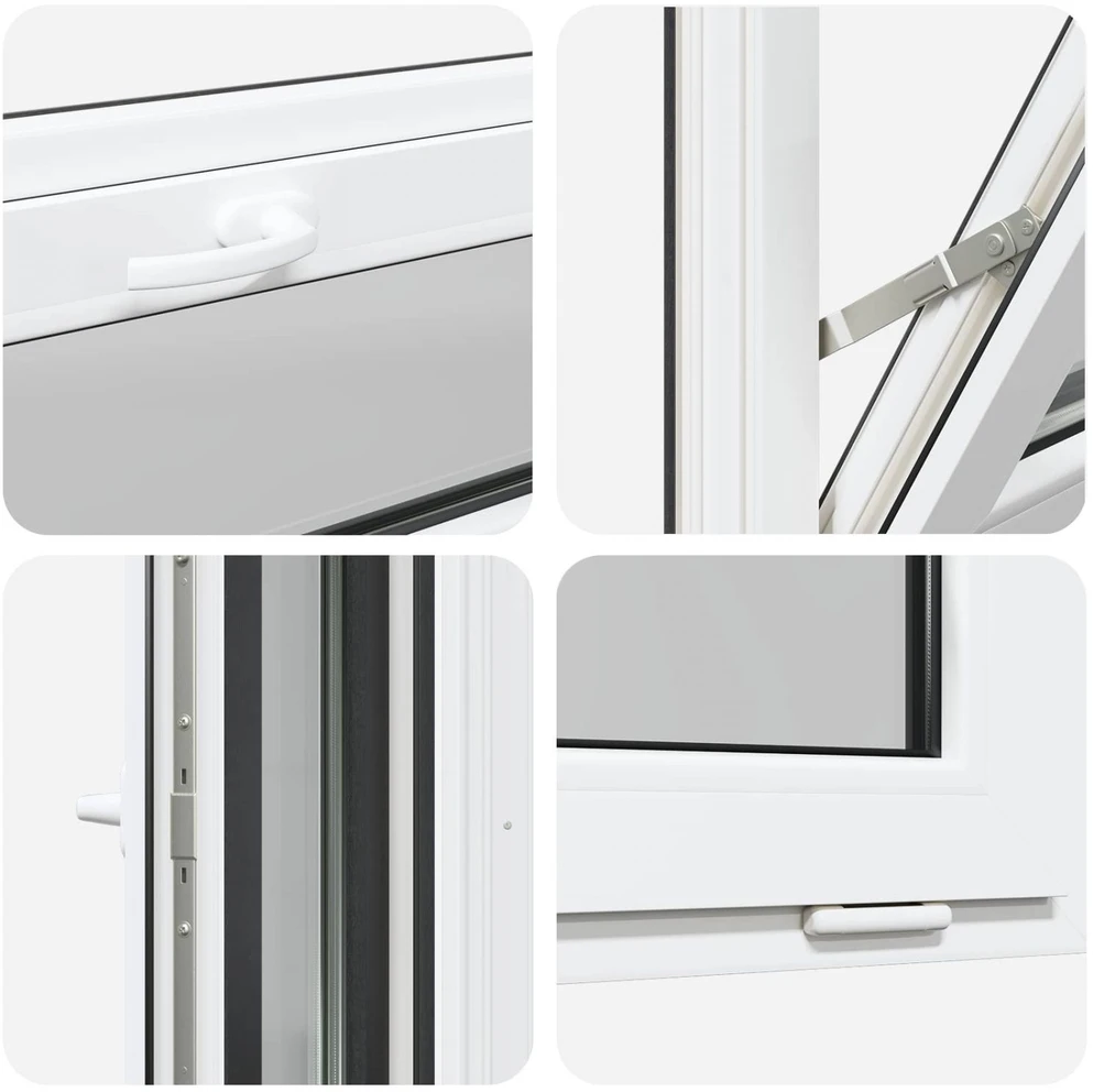 Požeminio lango RISOR 80 x 40 cm PVC ir stiklas
