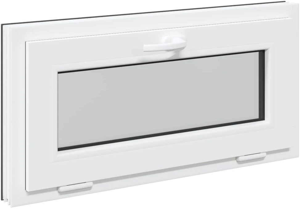 Požeminio lango RISOR 80 x 40 cm PVC ir stiklas