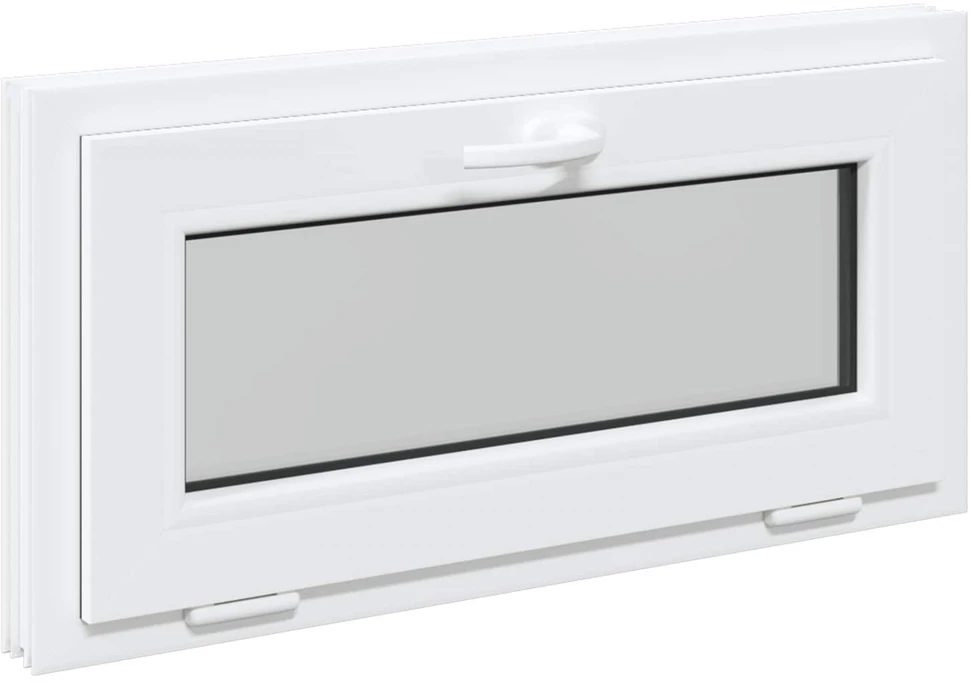 Požeminio lango RISOR 80 x 40 cm PVC ir stiklas