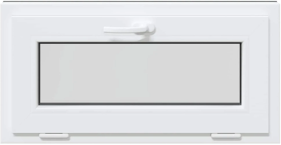Požeminio lango RISOR 80 x 40 cm PVC ir stiklas