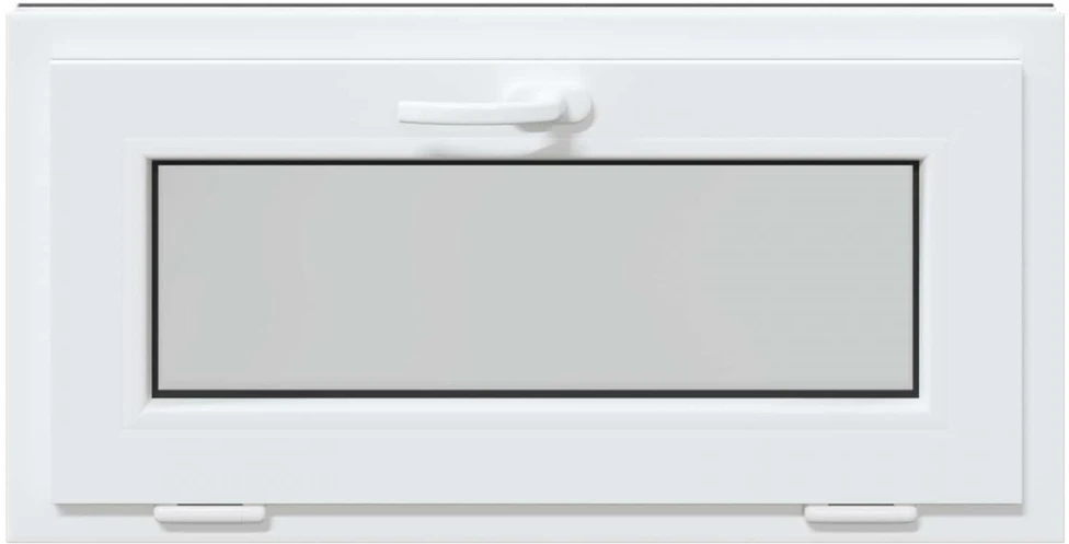 Požeminio lango RISOR 80 x 40 cm PVC ir stiklas