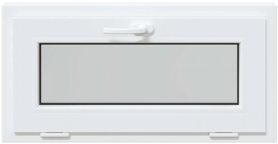 Požeminio lango RISOR 80 x 40 cm PVC ir stiklas