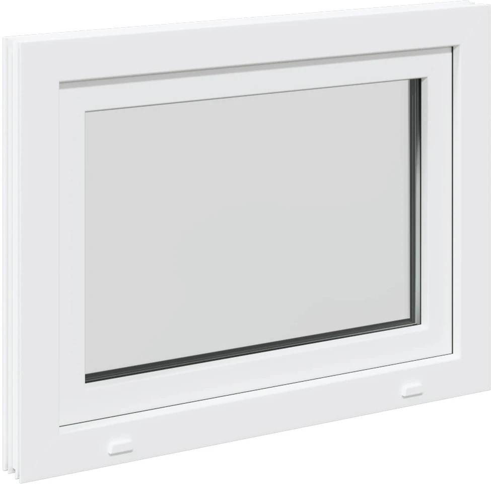 Požeminio lango RISOR 80 x 55 cm PVC ir stiklas