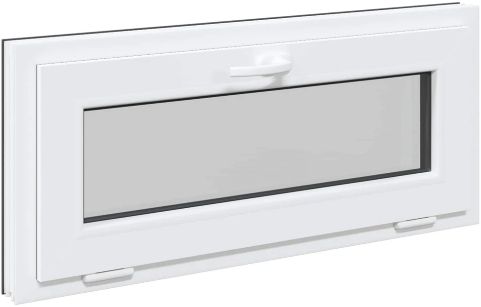 Požeminio lango RISOR 90 x 40 cm PVC ir stiklas