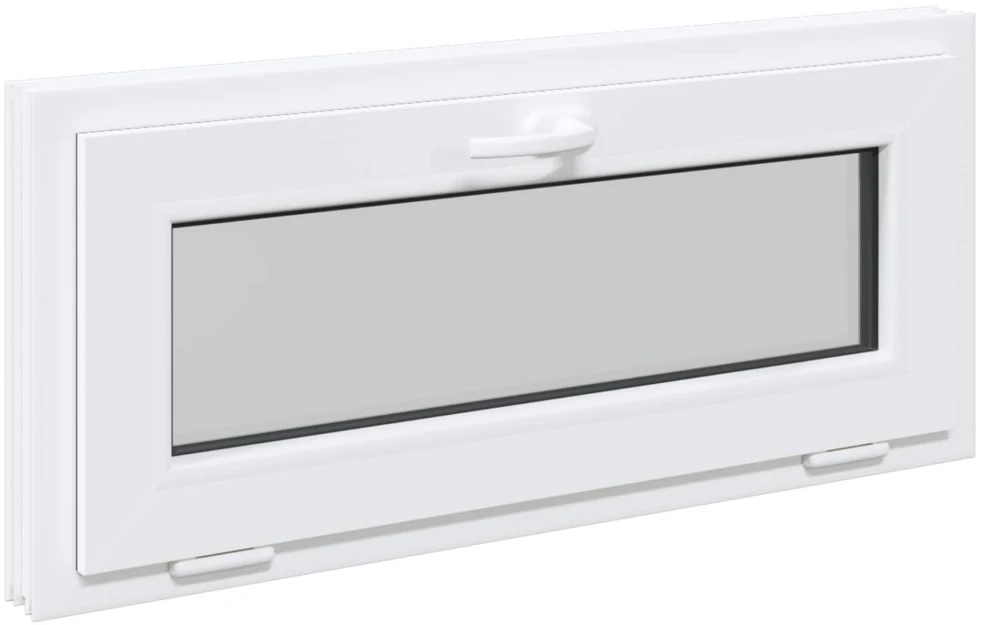 Požeminio lango RISOR 90 x 40 cm PVC ir stiklas
