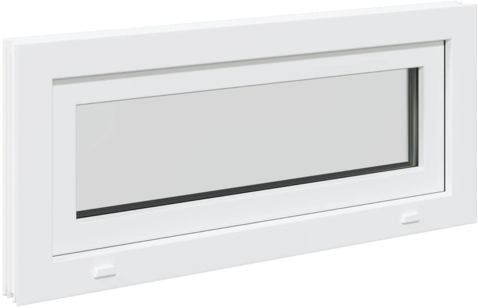 Požeminio lango RISOR 90 x 40 cm PVC ir stiklas
