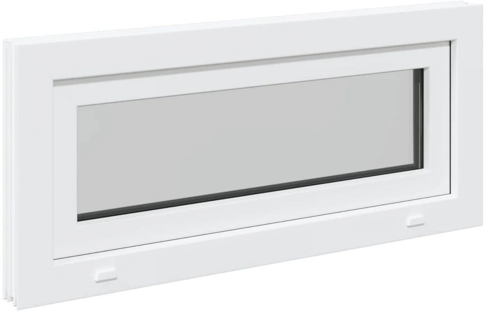 Požeminio lango RISOR 90 x 40 cm PVC ir stiklas