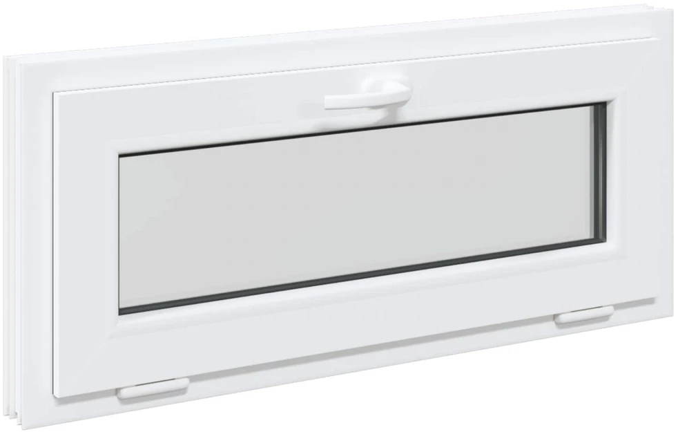 Požeminio lango RISOR 90 x 40 cm PVC ir stiklas
