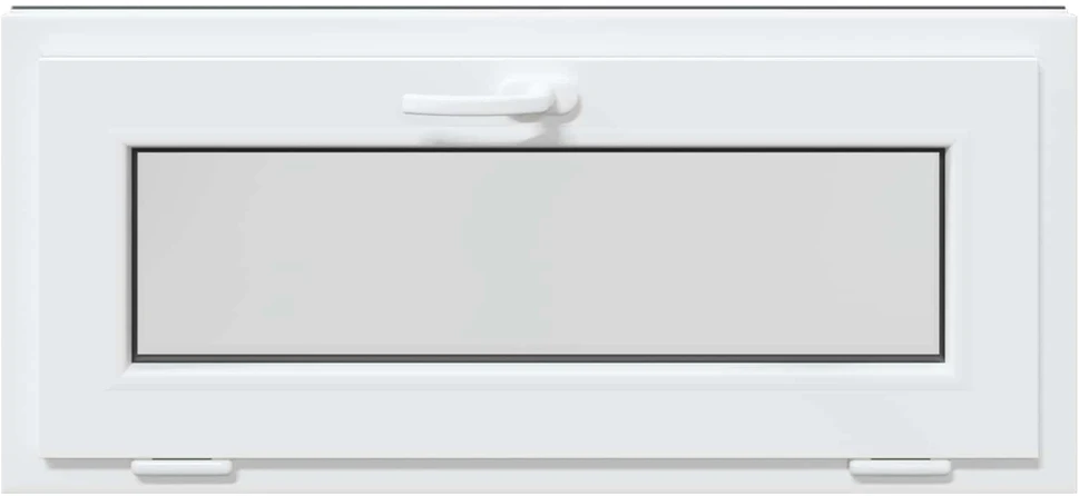 Bendras lango vidinis atspalvis baltas RISOR 90 x 40 cm