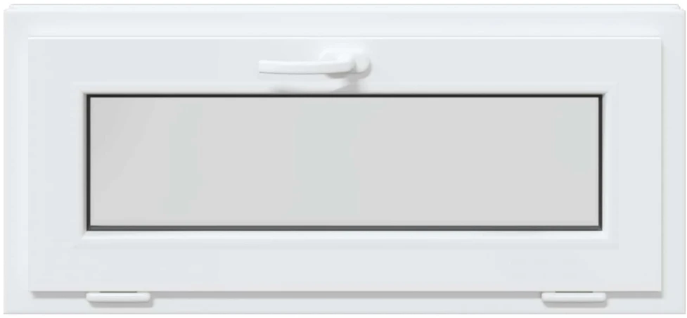 Požeminio lango RISOR 90 x 40 cm PVC ir stiklas