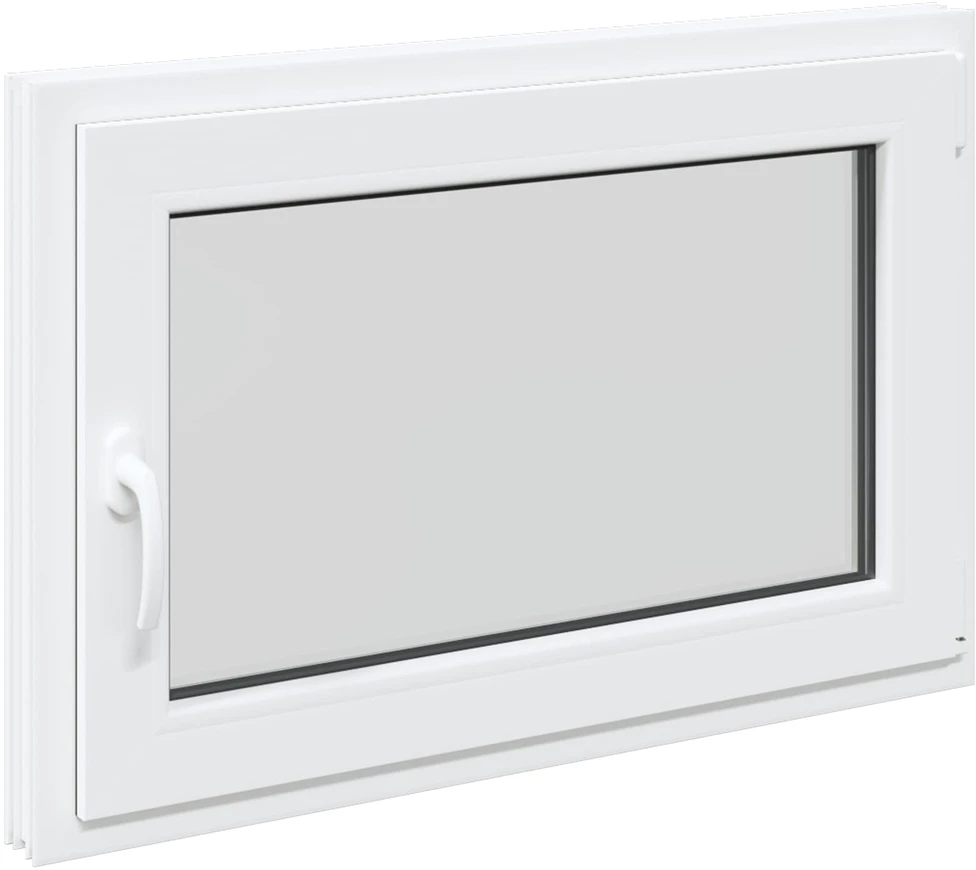 Požeminio lango RISOR 90 x 55 cm PVC ir stiklas