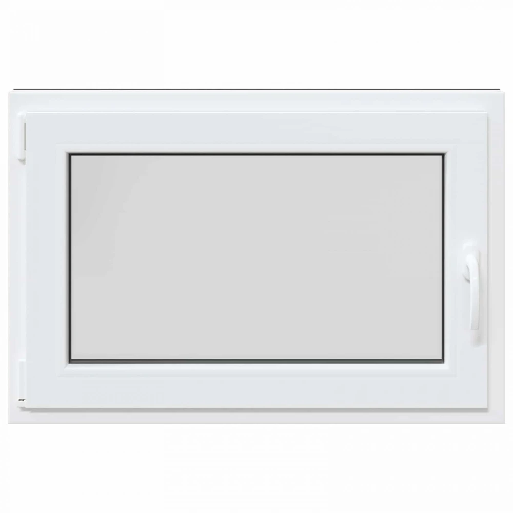 Požeminio lango RISOR 90 x 60 cm PVC ir stiklas Antracito