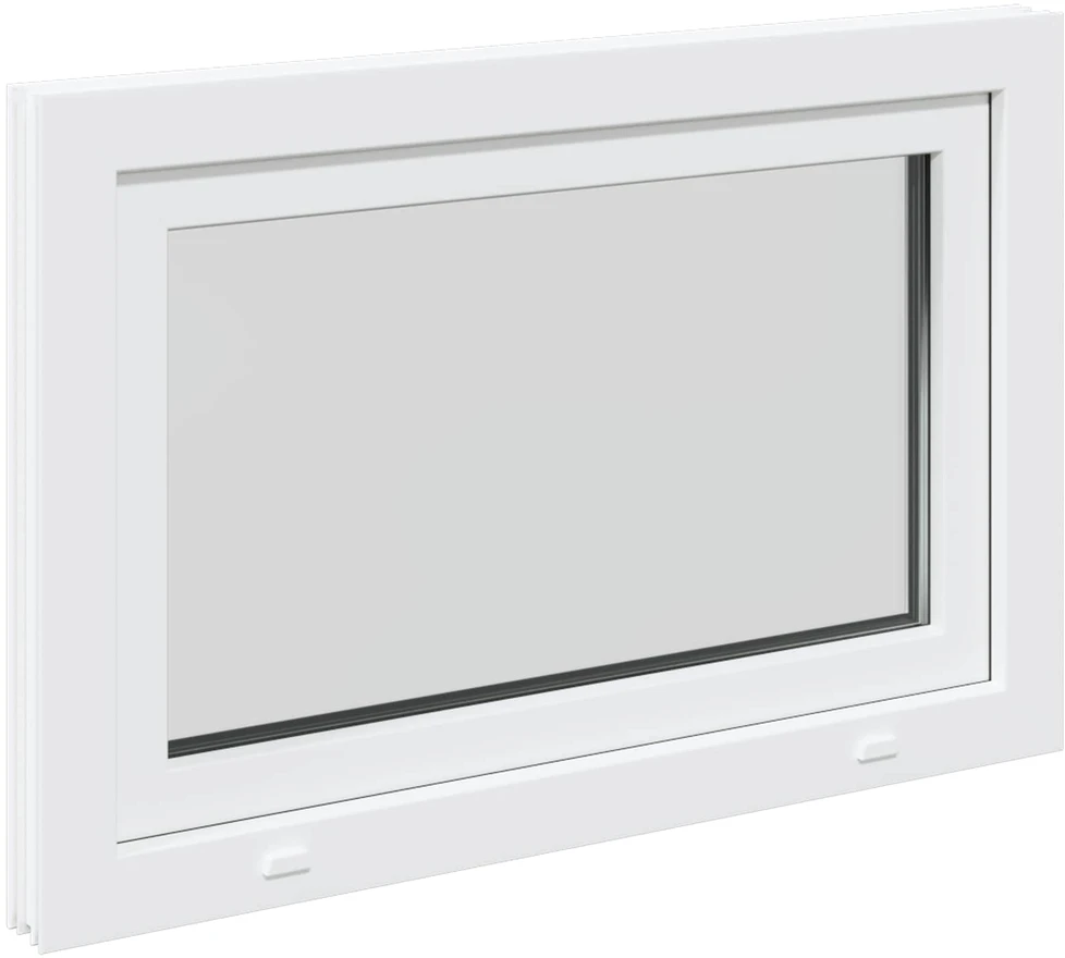 Požeminio lango RISOR 95 x 50 cm PVC ir stiklas