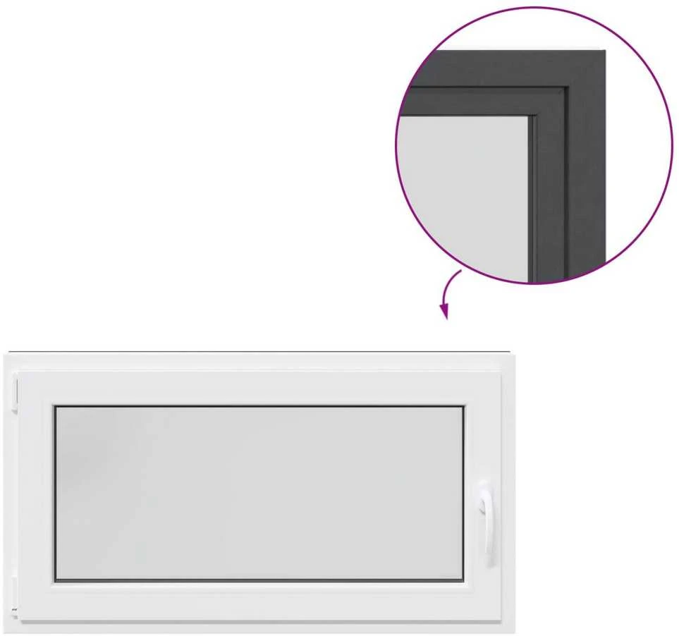 Pasukamas ir atveriamas rūsyje langas RISOR 110 x 60 cm