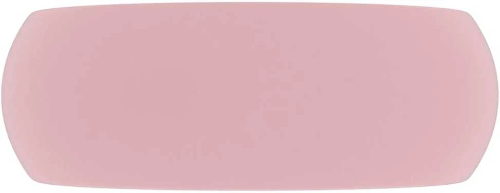 Prabangus praustuvas, matinis rožinis, 40x15cm, keramika