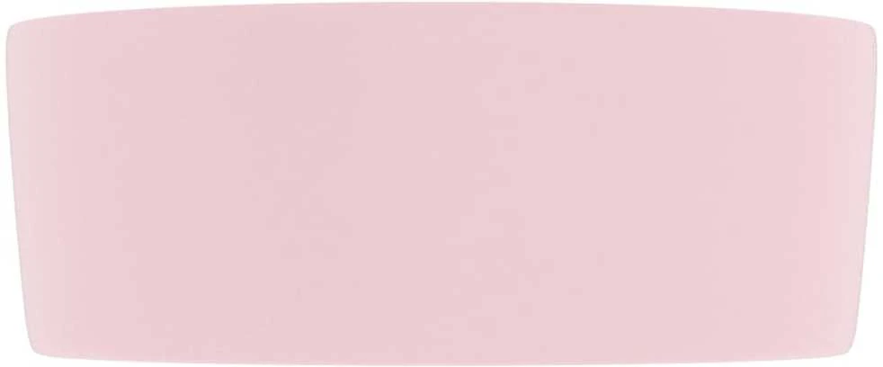 Prabangus praustuvas, matinis rožinis, 40x15cm, keramika