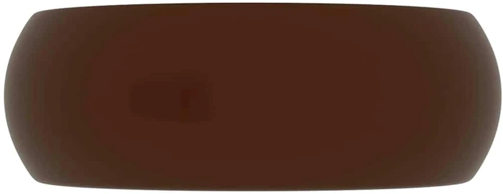 Prabangus praustuvas, matinis rudas, 40x15cm, keramika