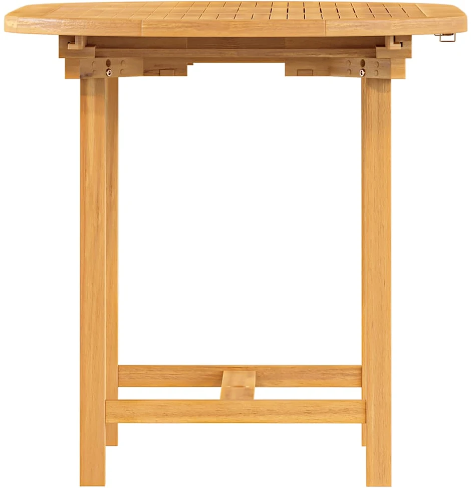 Prailginamas sodo stalas, 110–160x80x75, tikmedžio masyvas