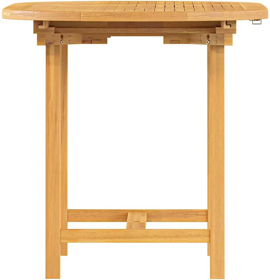 Prailginamas sodo stalas, 110–160x80x75, tikmedžio masyvas