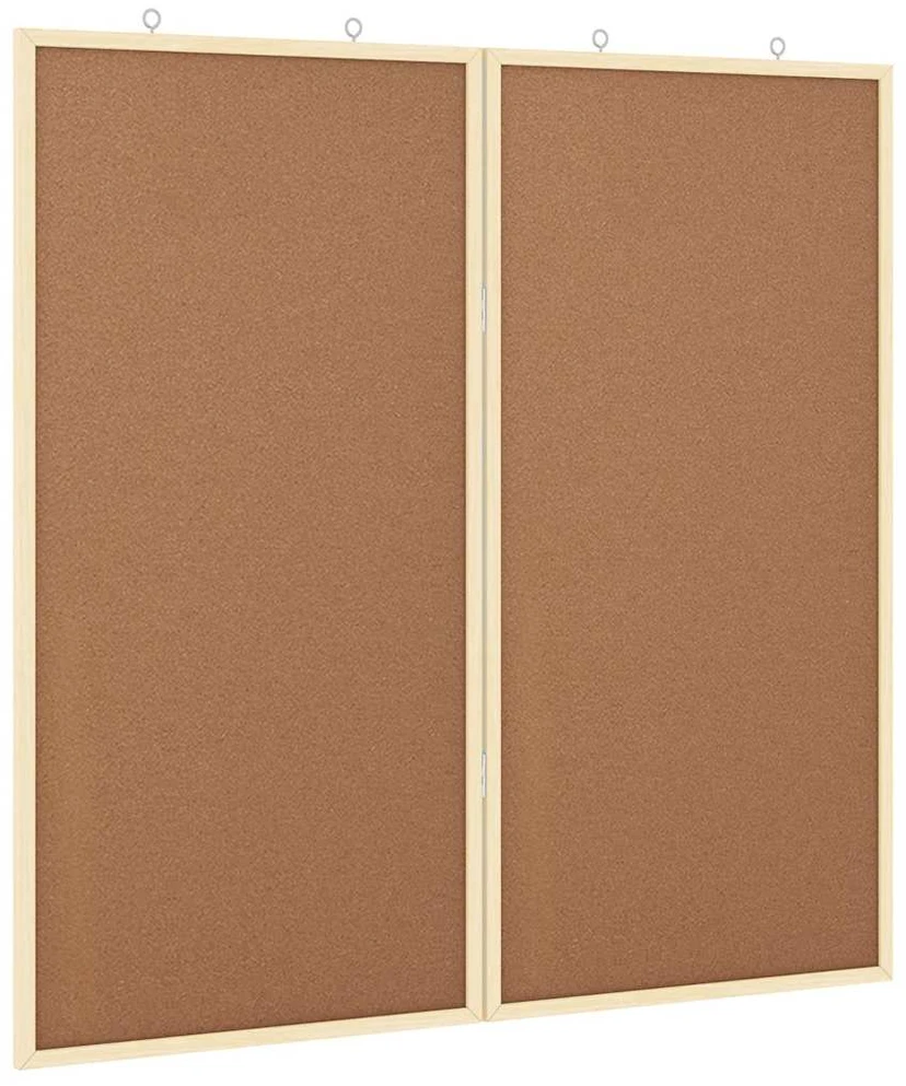 Pranešimų lenta 80 x 80 x 1.4 cm Pušies masyvas Ruda