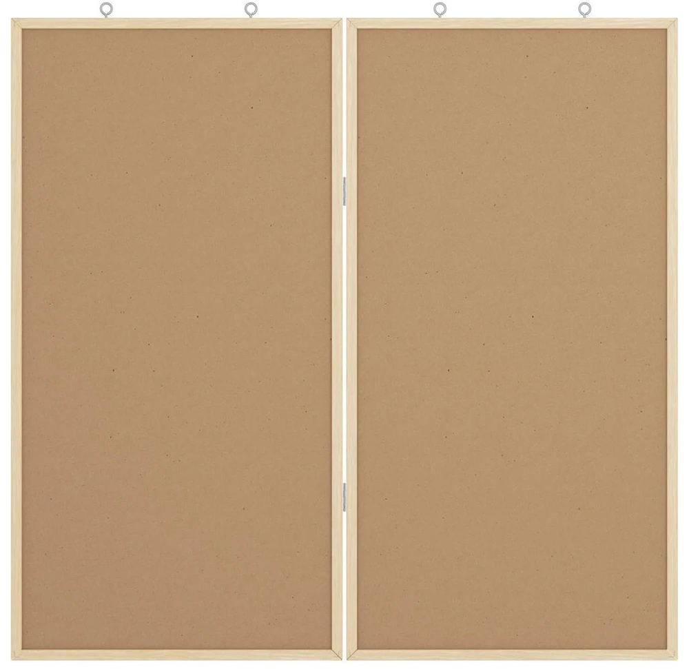 Pranešimų lenta 80 x 80 x 1.4 cm Pušies masyvas Ruda