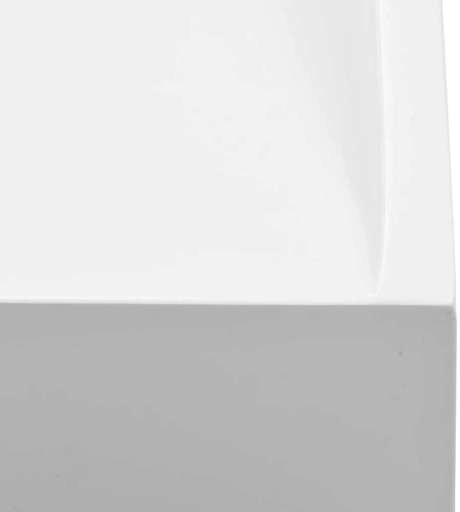 Praustuvas, 100x46x11cm, baltas, mineral. miš./lietas marmuras