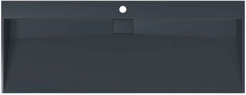 Praustuvas, 120x46x11cm, antracito, mišinys/marmuras