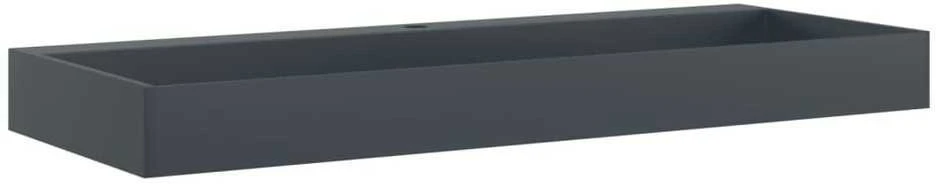 Praustuvas, 120x46x11cm, antracito, mišinys/marmuras