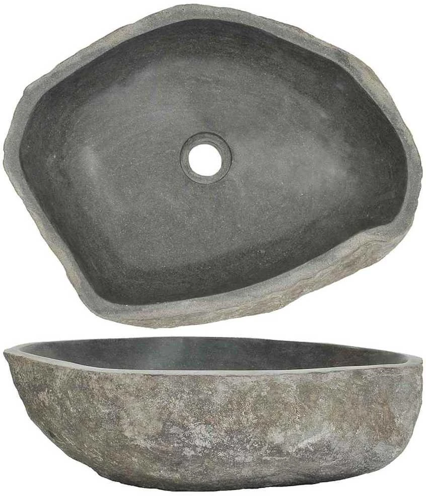 Praustuvas, (45-53)x(34-41)cm, upės akmuo, ovalo formos