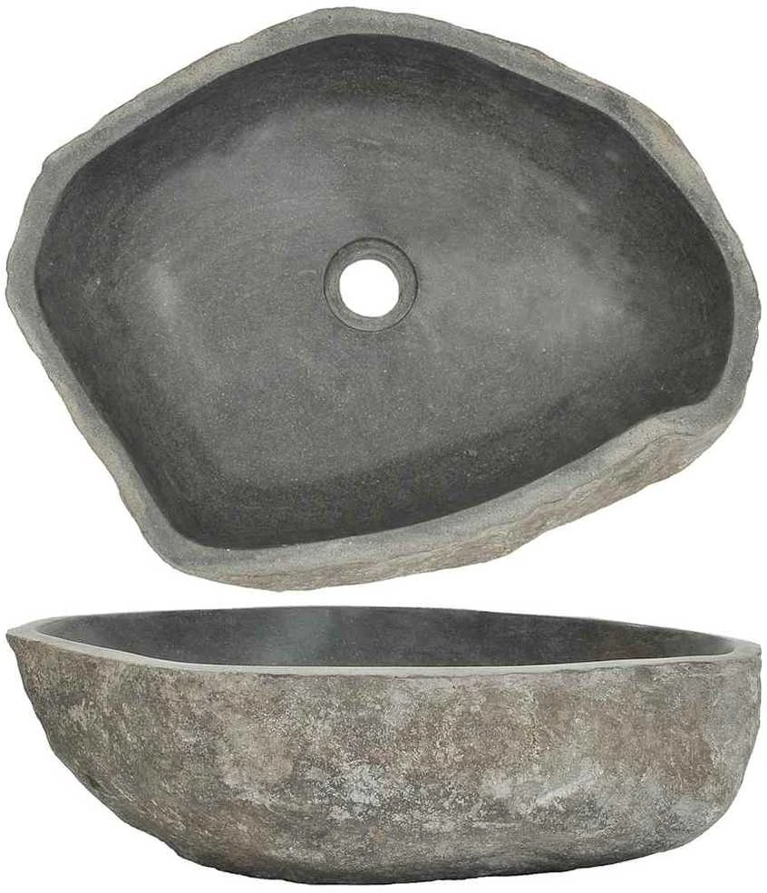 Praustuvas, (45-53)x(34-41)cm, upės akmuo, ovalo formos