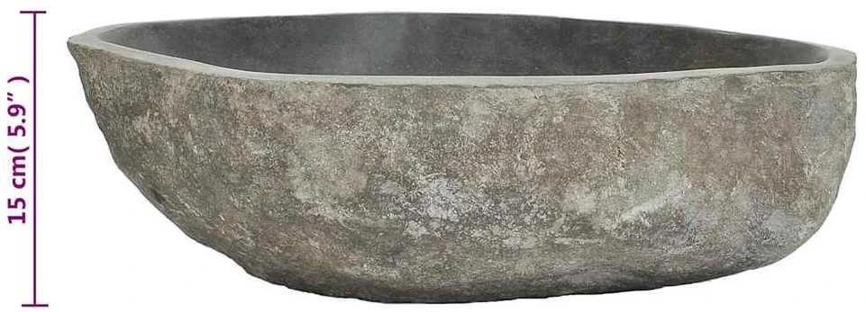 Praustuvas, (45-53)x(34-41)cm, upės akmuo, ovalo formos