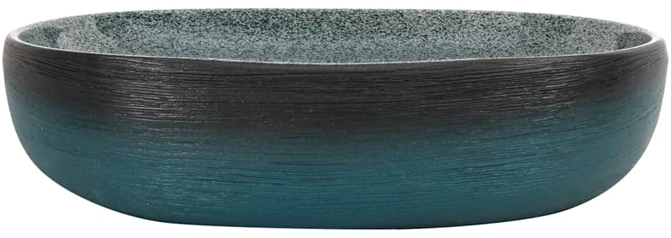 Praustuvas ant stalviršio, turkio, 59x40x14cm, keramika, ovalus