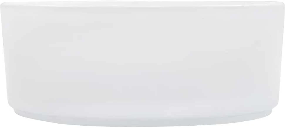 Praustuvas, baltos sp., 36x14cm, keramika