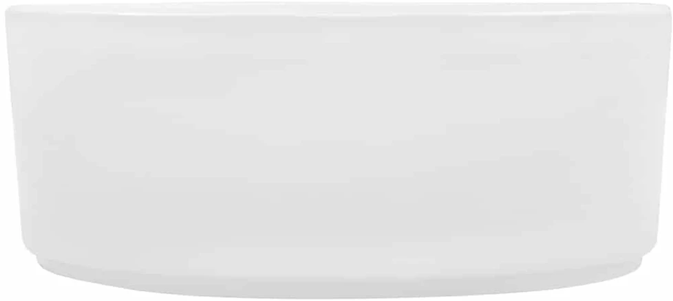 Praustuvas, baltos sp., 36x14cm, keramika