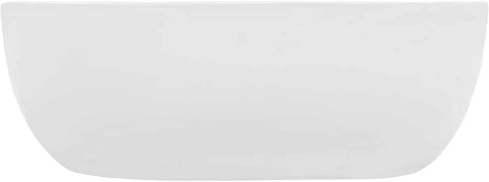 Praustuvas, baltos sp., 42,5x42,5x14,5cm, keramika