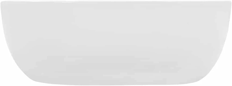 Praustuvas, baltos sp., 42,5x42,5x14,5cm, keramika