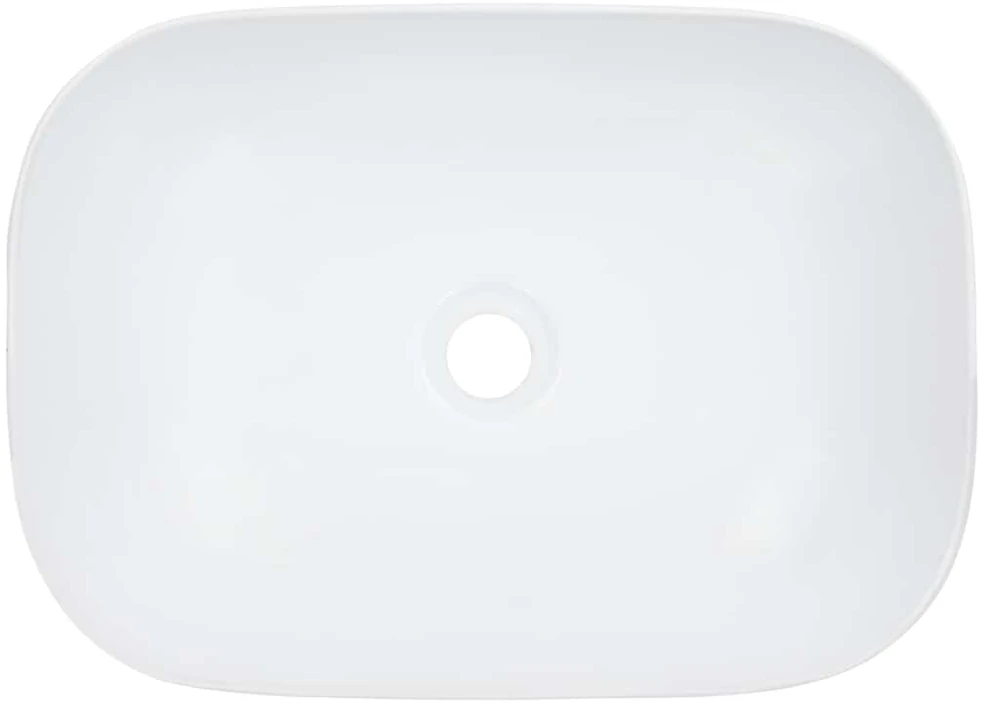 Praustuvas, baltos sp., 45,5x32x13 cm, keramika