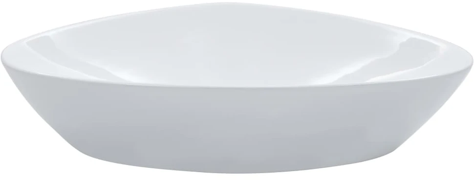 Praustuvas, baltos sp., 58,5x39x14 cm, keramika