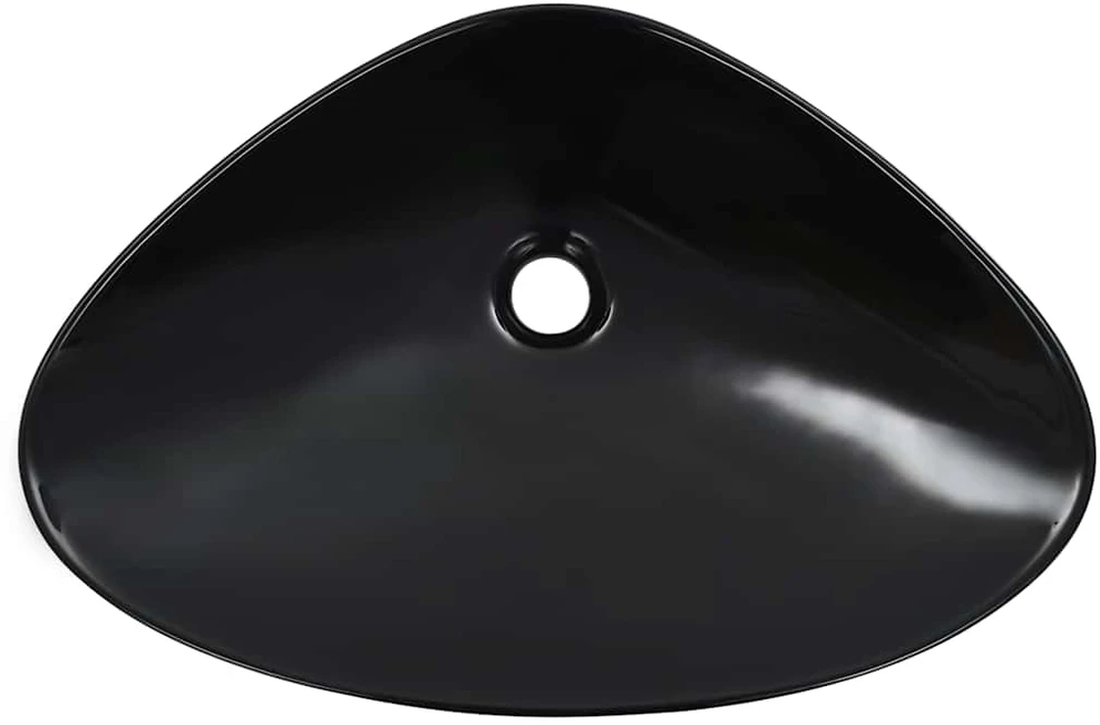Praustuvas, juodos sp., 58,5x39x14 cm, keramika