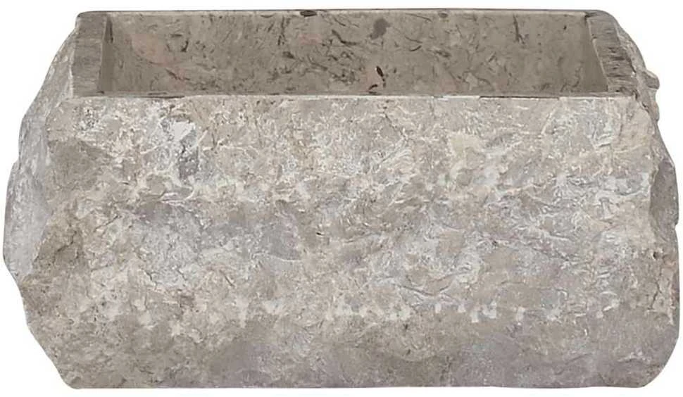 Praustuvas, pilkos spalvos, 30x30x13cm, marmuras