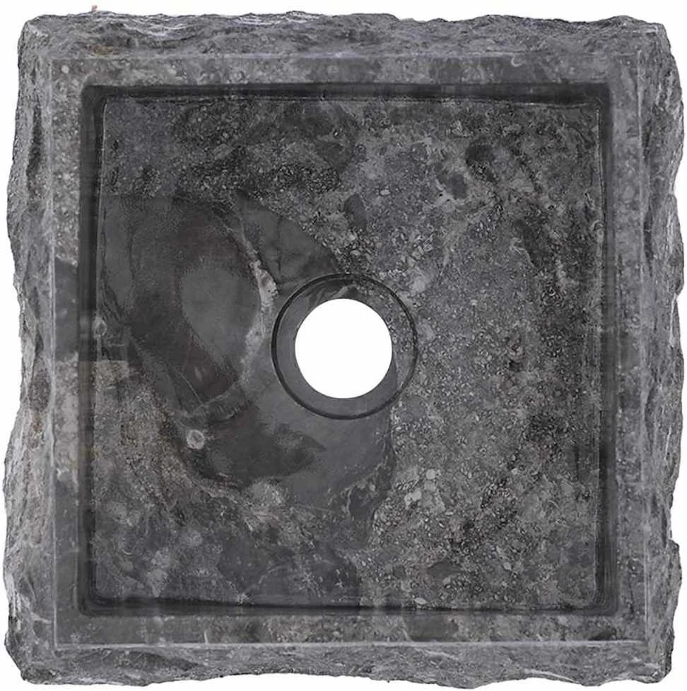 Praustuvas, pilkos spalvos, 30x30x13cm, marmuras