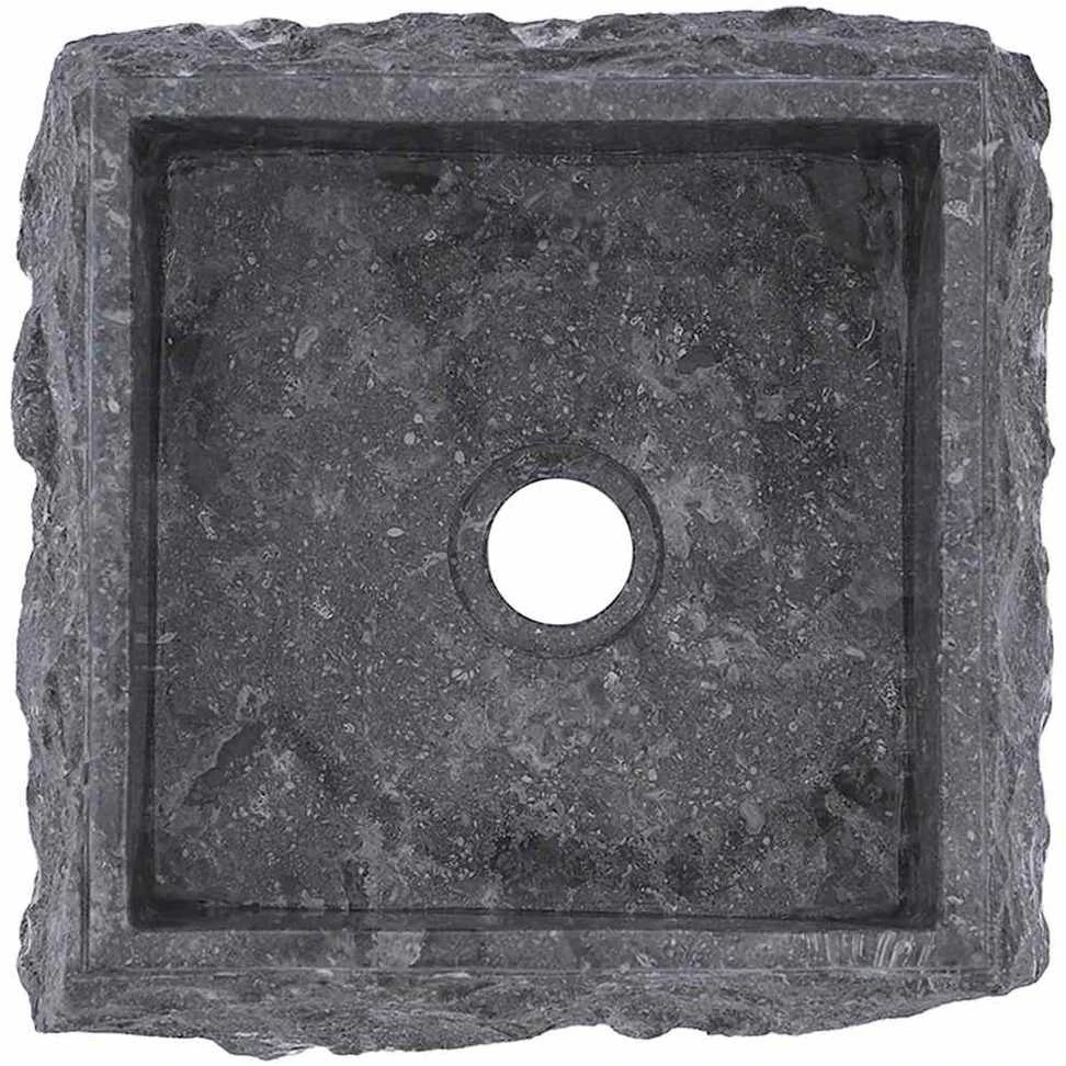 Praustuvas, pilkos spalvos, 30x30x13cm, marmuras