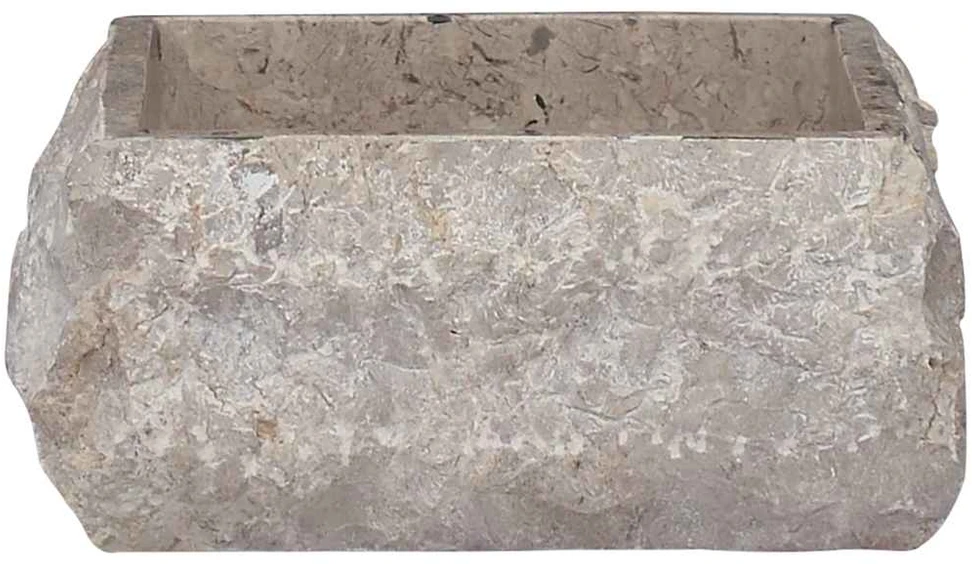 Praustuvas, pilkos spalvos, 30x30x13cm, marmuras