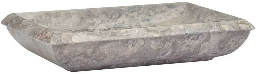 Praustuvas, pilkos spalvos, 50x35x10cm, marmuras