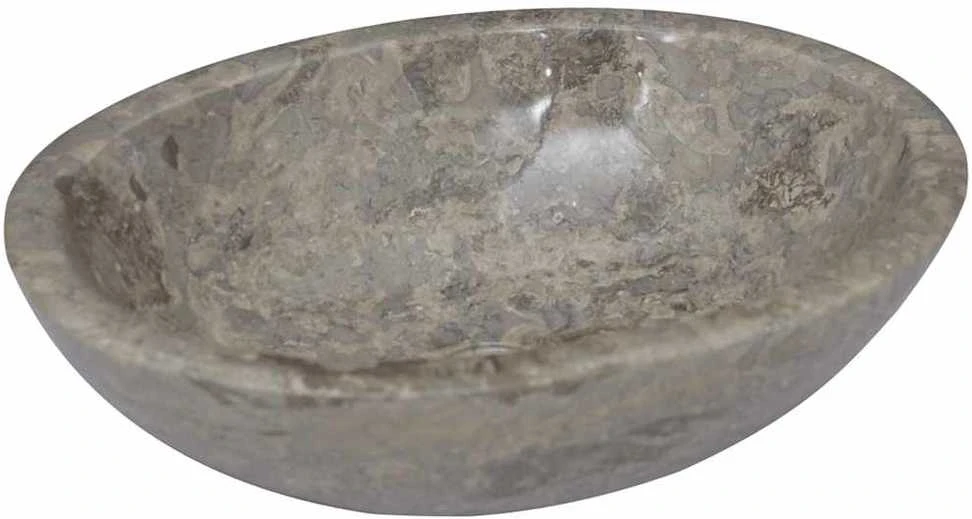 Praustuvas, pilkos spalvos, 53x40x15cm, marmuras