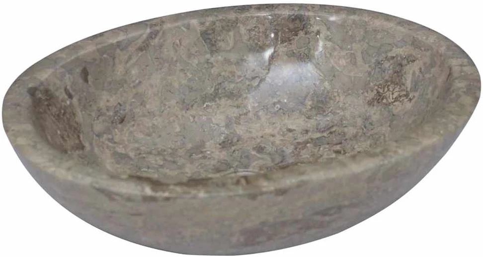 Praustuvas, pilkos spalvos, 53x40x15cm, marmuras