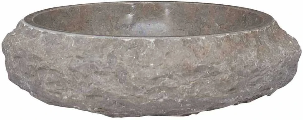 Praustuvas, pilkos spalvos, skersmuo 40x12cm, marmuras