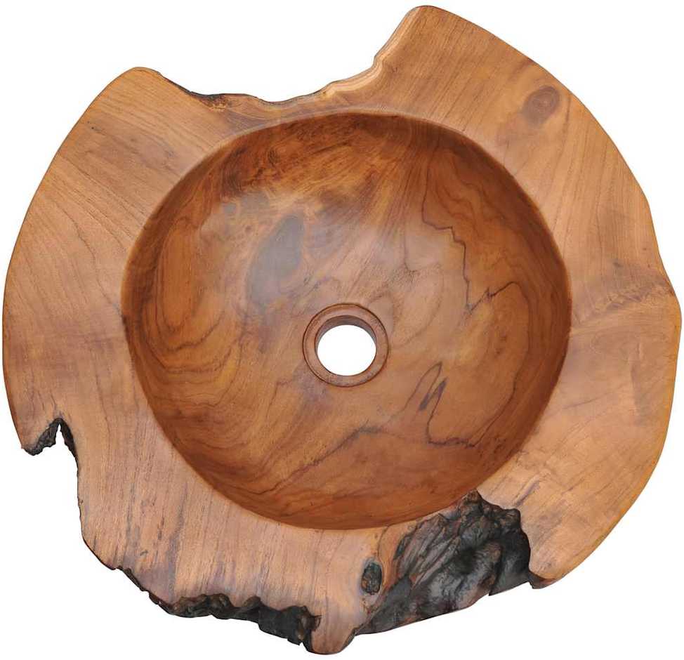 Praustuvas, tikmedžio medienos masyvas, 45 cm