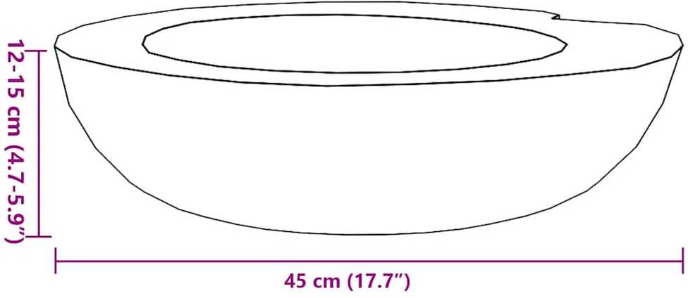 Praustuvas, tikmedžio medienos masyvas, 45 cm