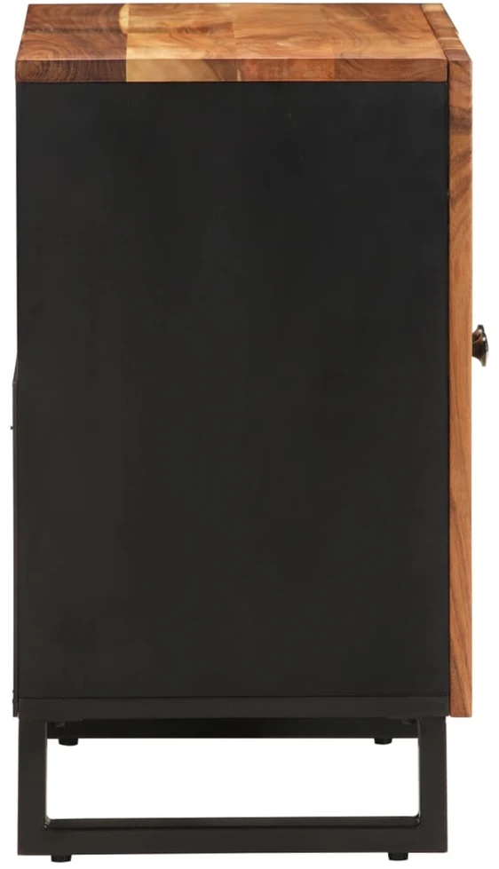 Praustuvo spintelė, 62x33x58cm, akacija/apdirbta mediena